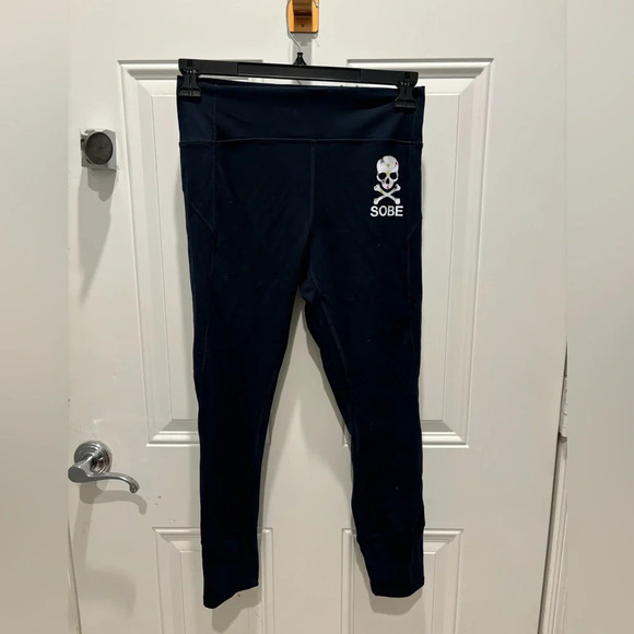 LULULEMON Soul Cycle Wunder Under High-Rise Tight Leggings True Navy 10 - Picture 2 of 5